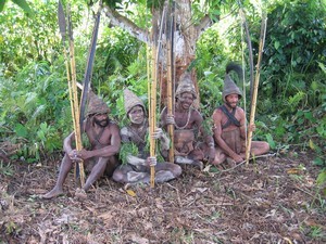 Papua – lidé z řeky Mamberámo – kmen Kai